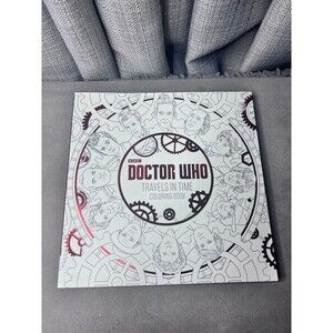 DOCTOR WHO BBC Coloring Book 45 Pictures To Color Plus Timeless Quotes To Read